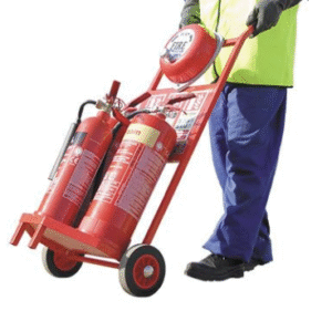 Fire Trolley With Extinguishers